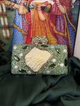 Green Mosaic Minaudière